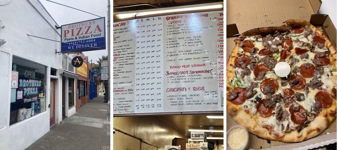 Brothers Pizza Menu